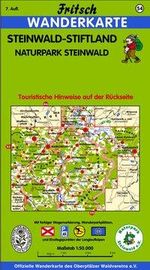Steinwald-Stiftland. Naturpark Steinwald 1 : 50 000. Fritsch Wanderkarte, Buch