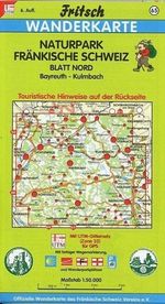 Naturpark Fränkische Schweiz Nord 1 : 50 000. Fritsch Wanderkarte, Buch