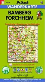 Bamberg. Forchheim 1 : 50 000. Fritsch Wanderkarte, Buch
