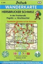 Hersbrucker Schweiz in der Frankenalb 1 : 35 000. Fritsch Wanderkarte, Buch