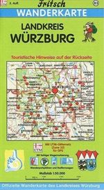 Landkreis Würzburg 1 : 50 000. Fritsch Wanderkarte, Buch