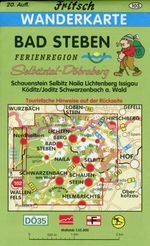 Bad Steben 1 : 35 000. Fritsch Wanderkarte, Buch