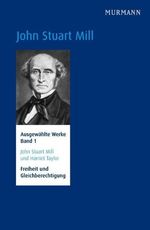 John Stuart Mill, Repräsentative Ausgabe der Werke in 5 Bänden und 6 Teilen, Bd. 1, Buch