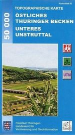 Thüringer Becken / Unteres Unstruttal 1 : 50 000, Buch