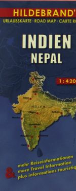 Indien, Nepal 1 : 4 200 000. Hildebrand's Urlaubskarte, Buch