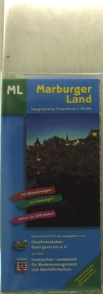 Marburger Land Ost und West. 1 : 50 000. Topographische Freizeitkarte, Buch