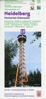 Heidelberg-Odenwald 1 : 20 000. Topographische Freizeitkarte 12, Buch