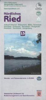 Nördliches Ried 1 : 20 000. Wander- und Radwanderkarte 15, Buch