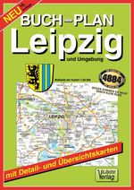 Leipzig und Umgebung 1 : 20 000. Buchstadtplan, Buch