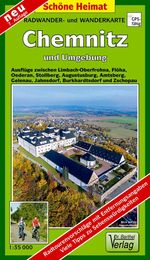 Chemnitz und Umgebung 1 : 35 000. Radwander- und Wanderkarte, Buch