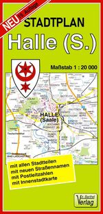 Halle (Saale) 1 : 20 000. Stadtplan, Buch