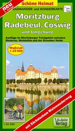 Moritzburg, Radebeul, Coswig und Umgebung 1 : 20 000. Radwander- und Wanderkarte, Buch