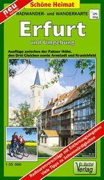 Erfurt und Umgebung 1 : 35 000. Radwander- und Wanderkarte, Diverse