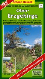 Obererzgebirge 1 : 35 000. Radwander- und Wanderkarte, Buch