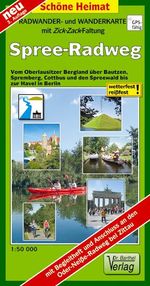 Spree-Radweg 1 : 50 000. Radwanderkarte, Buch
