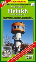 Nationalpark Hainich und Umgebung 1 : 35 000. Wander- und Radwanderkarte, Buch