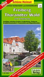 Freiberg Tharandter Wald und Umgebung 1 :35 000. Wander- und Radwanderkarte, Buch