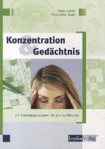 Sabine Krämer: Konzentration und Gedächtnis, Buch