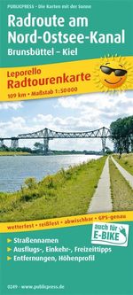 Radroute Nord-Ostsee-Kanal 1 : 50 000, Buch