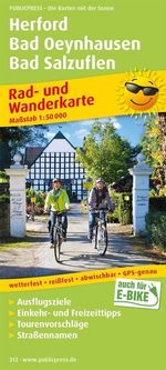 Rad- und Wanderkarte Herford, Bad Oeynhausen, Bad Salzuflen 1 : 50 000, Buch