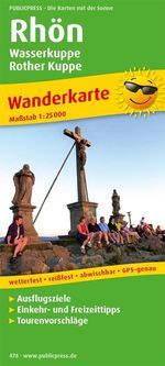 Wanderkarte Rhön, Wasserkuppe - Rother Kuppe 1 : 25 000, Diverse