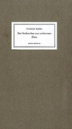 Friedrich von Schiller: Der Verbrecher aus verlorener Ehre, Buch