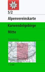 DAV Alpenvereinskarte 05/2 Karwendelgebirge Mitte 1 : 25 000, Buch