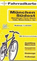 München-Südost 1 : 40 000. Fahrradkarte, Buch