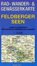 Feldberger Seen 1 : 35 000 Rad-, Wander- und Gewässerkarte, Buch