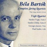 Bela Bartok (1881-1945): Streichquartette Nr.1-6, 2 CDs