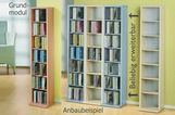 VCM Anbauprogramm-Elementa - Grundmodul für 102 CDs (ahorn), Zubehör