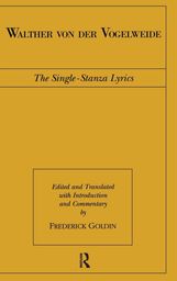 Walther Von Der Vogelweide: The Single-Stanza Lyrics, Buch