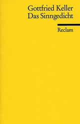 Gottfried Keller: Das Sinngedicht, Buch