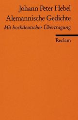 Johann P. Hebel: Alemannische Gedichte, Buch