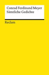 Conrad F. Meyer: Sämtliche Gedichte, Buch