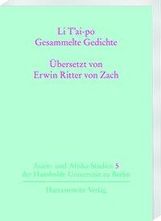 Li Tai-po: Gesammelte Gedichte, Buch