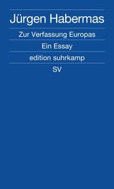 Jürgen Habermas: Zur Verfassung Europas, Buch
