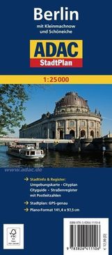 ADAC Stadtplan Berlin 1 : 25 000. Plano, Buch
