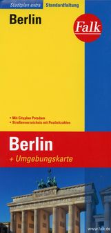 Falk Stadtplan Extra Berlin mit Umgebungskarte, Buch