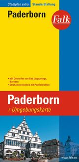 Falk Stadtplan Extra Paderborn mit Umgebungskarte, Buch