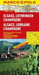 Marco Polo Regionalkarte Frankreich 03. Elsass, Lothringen, Champagne 1 : 300 000, Buch