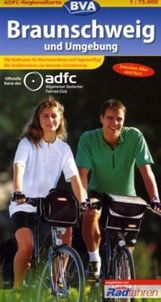 ADFC-Regionalkarte Braunschweig und Umgebung 1:75.000, Div.