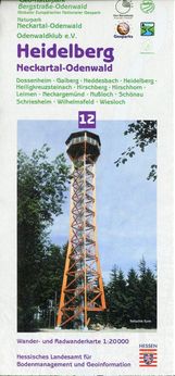Heidelberg-Odenwald 1 : 20 000. Topographische Freizeitkarte 12, Diverse