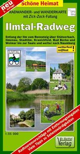 Ilmtal-Radweg 1 : 35 000. Radwanderatlas, Buch