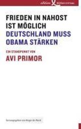 Avi Primor: Frieden in Nahost ist möglich, Buch