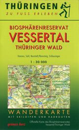 Thüringen zu Fuß erleben: Biosphärenreservat Vessertal/Thüringer Wald 1 : 30 000 Wanderkarte, Buch