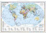 Staaten der Erde. Wandkarte mit Metallleiste 1:60000000, Diverse