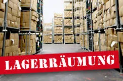 Lagerräumung – Abverkäufe unserer Lagerbestände zu Sonderpreisen