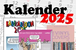 Eine Auswahl an Kalendern für 2025