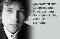 Junger Bob Dylan vor grauen Hintergrund